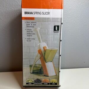 Brava Spring Slicer Julienne Grater Dicer Adjustable Thickness New